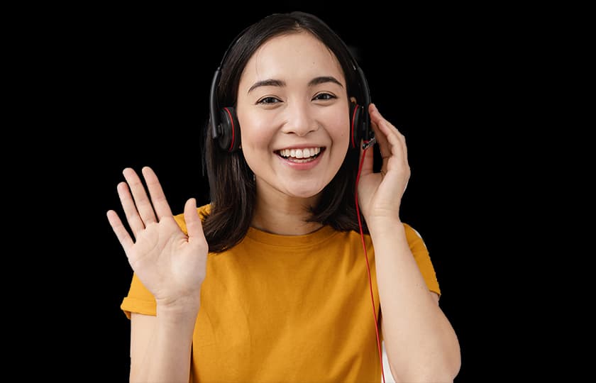 Picture of a customer service employee